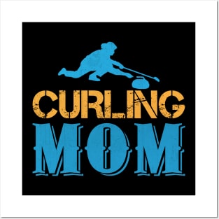 Curling Mom Posters and Art